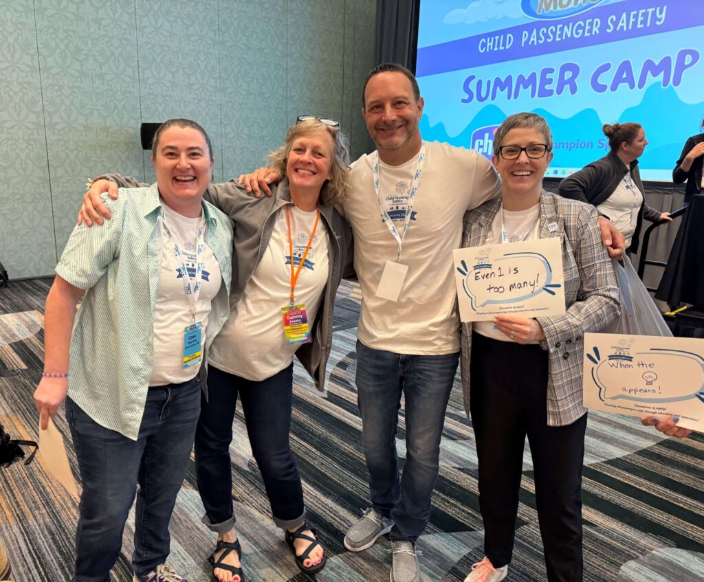 Cassandra Herring, Tammy Franks, James Fitzpatrick and Emily Burton share their "why" during the Kidz in Motion Conference in August 2024.