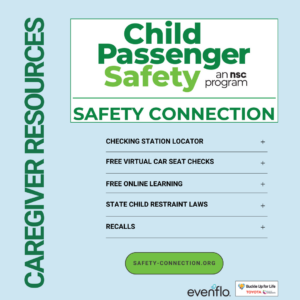 Social Media Library: This graphic is used to promote caregiver resources available through the Safety Connection website.